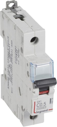 Выключатель автоматический Legrand DX3-E 10000 1п 0.5А C 16кА картинка